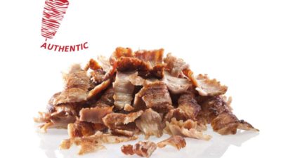 Ψημένος γύρος χοιρινός κομμένος